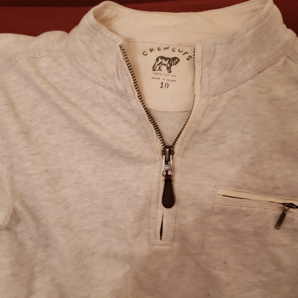 Boys used sweater (half zip)